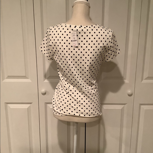 White House Black Market Twist Tee Size S - Picture 3 of 4